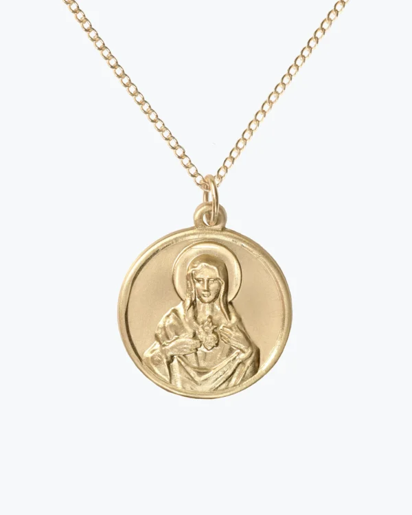 Heart of Mary Pendant - Gold Options