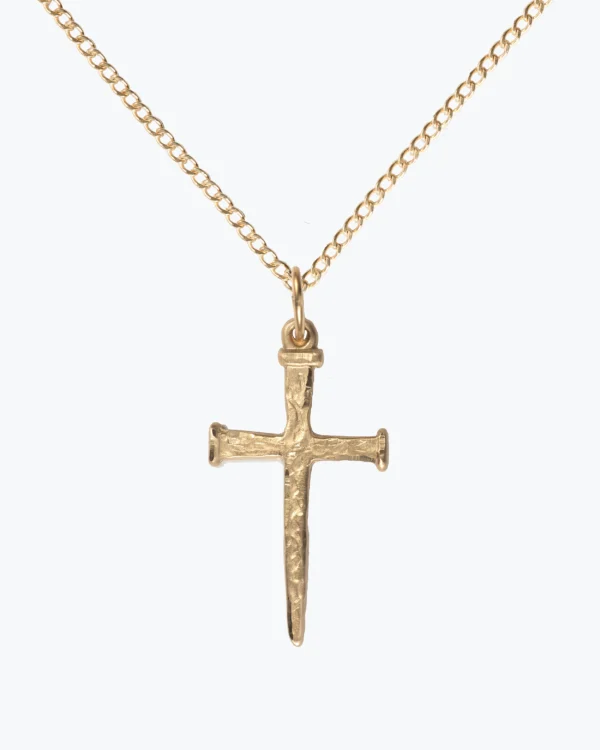 Nail Cross - 14kt Gold Options