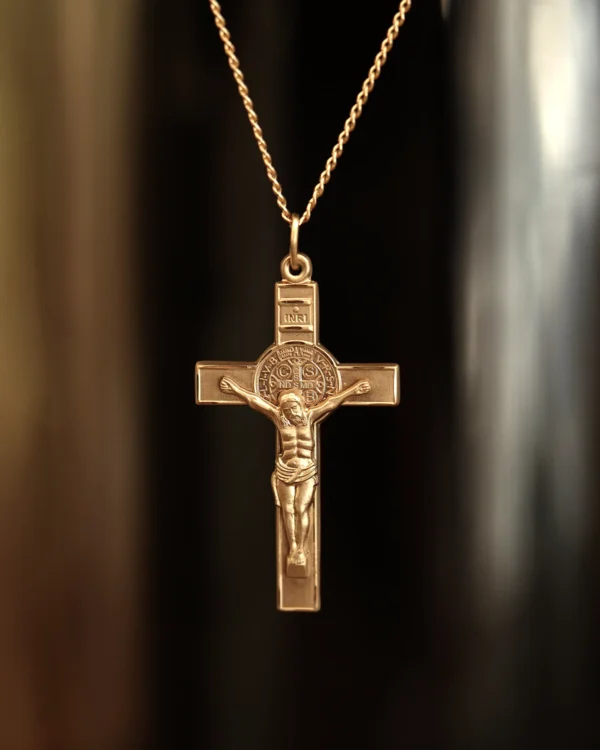 St. Benedict Crucifix - Gold Options