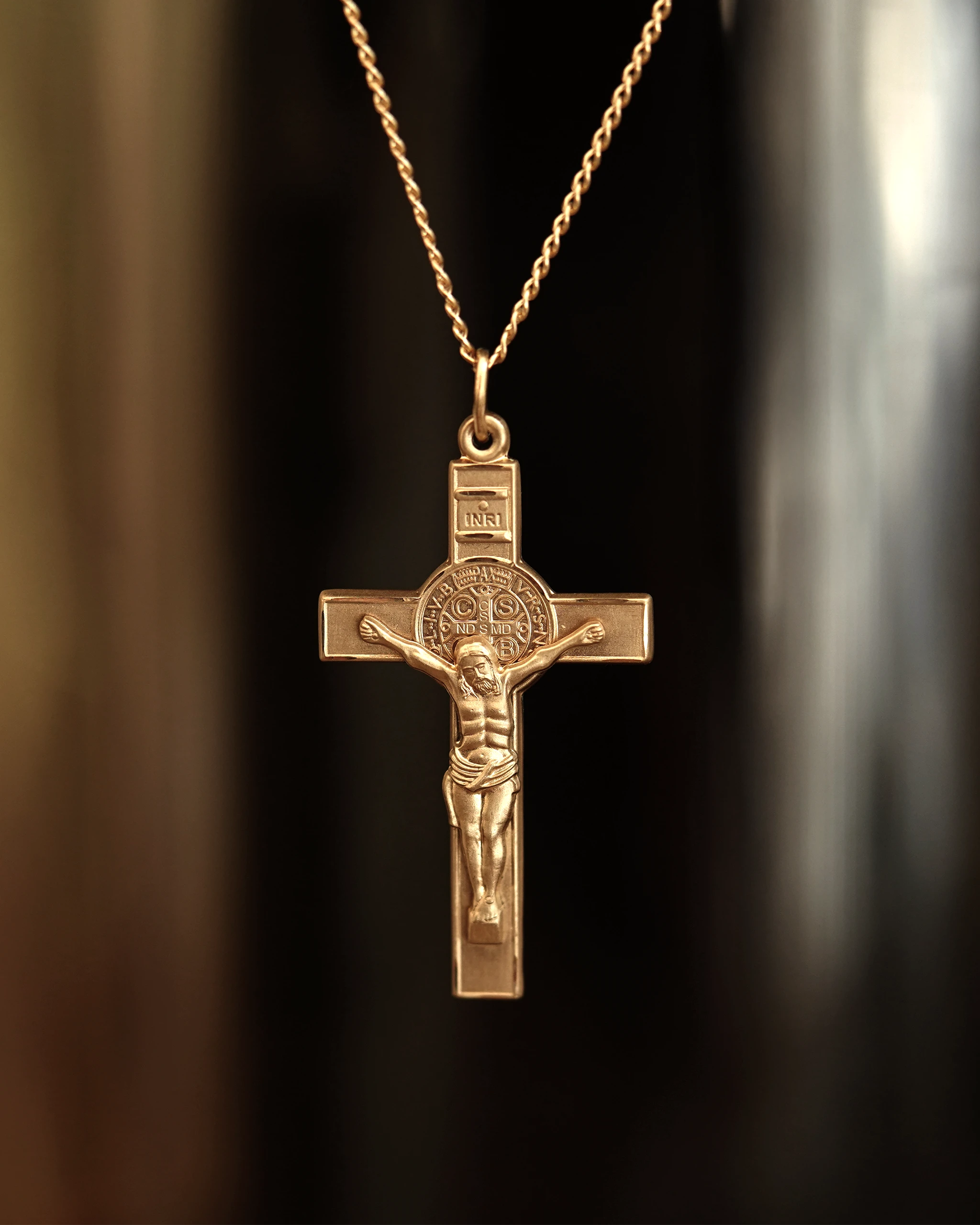 St. Benedict Crucifix - Gold Options