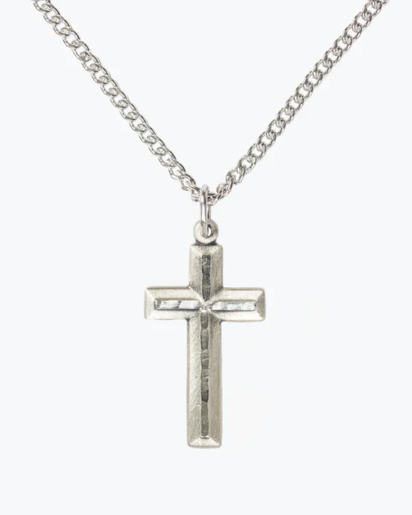 The Forged Cross - Sterling Silver
