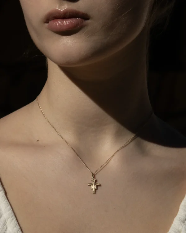 San Damiano Mini Crucifix - Gold Options