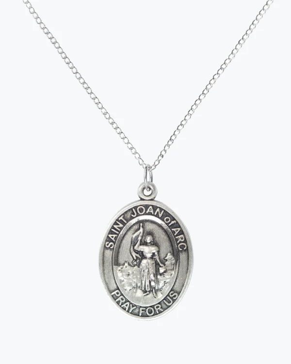 St. Joan of Arc Large Pendant
